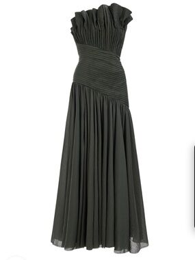 Aje | Dresses | Aje Dress Wilder Layered Stretchknit And Embroidered Mesh  Maxi | Poshmark